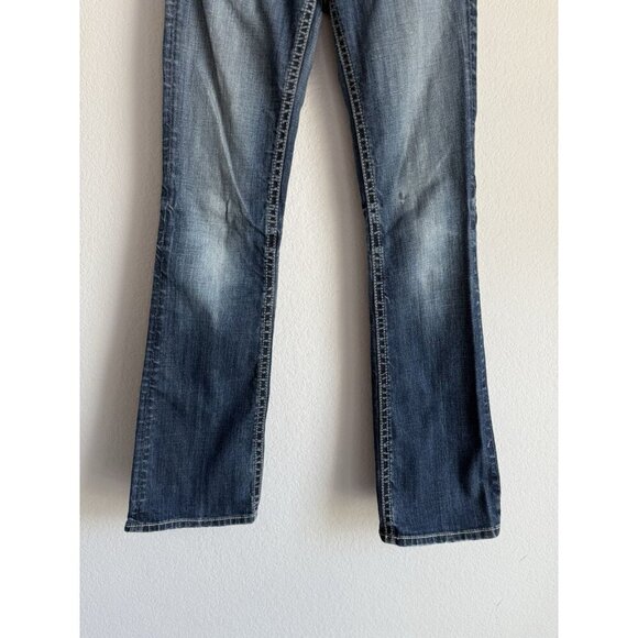 MEK Denim Capetown Bootcut Dark Wash‎ Women's Jeans Low Rise Size 26 x 34 - Picture 5 of 16